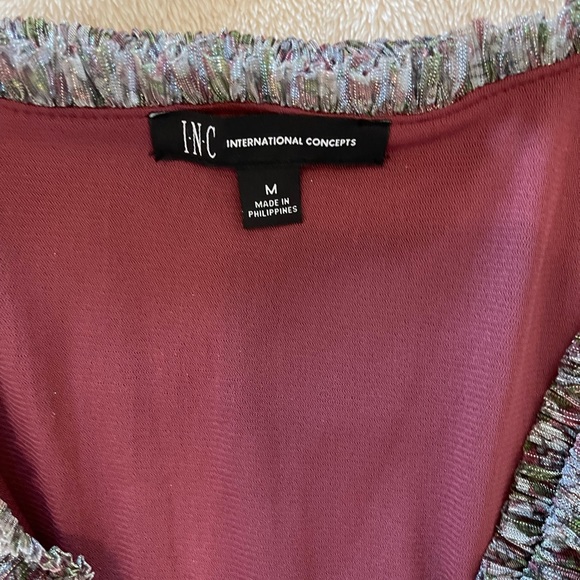 NWT INC International Concepts Ruffled Top - Picture 10 of 12